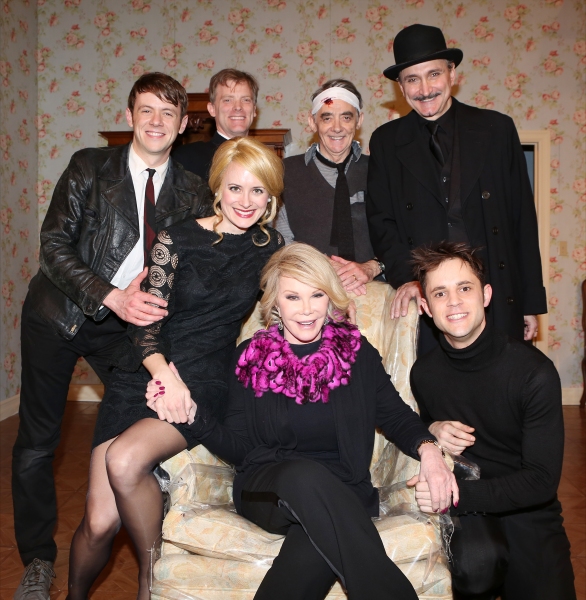 Exclusive Photo Coverage: Joan Rivers Visits  Cast of Red Bull Theater's LOOT  Image