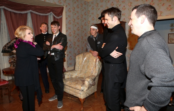 Exclusive Photo Coverage: Joan Rivers Visits  Cast of Red Bull Theater's LOOT  Image