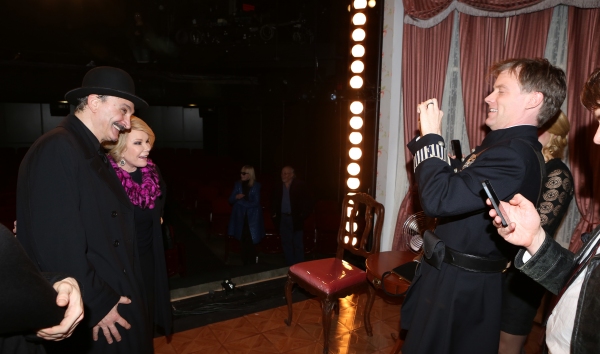 Exclusive Photo Coverage: Joan Rivers Visits  Cast of Red Bull Theater's LOOT  Image
