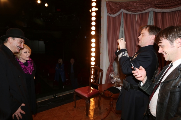 Exclusive Photo Coverage: Joan Rivers Visits  Cast of Red Bull Theater's LOOT  Image