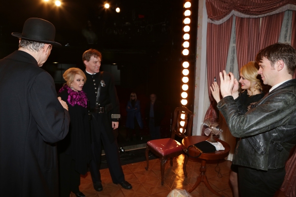 Exclusive Photo Coverage: Joan Rivers Visits  Cast of Red Bull Theater's LOOT  Image
