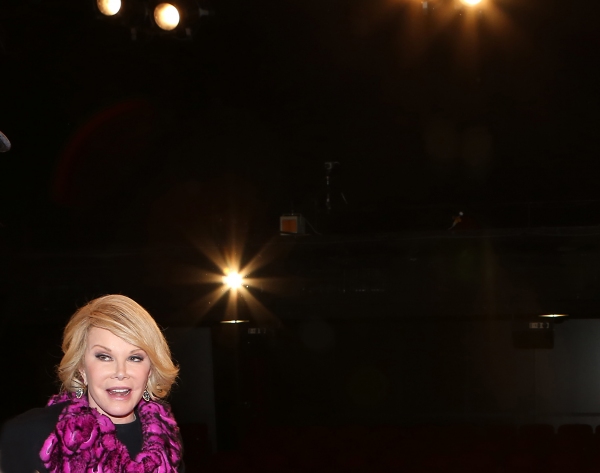 Exclusive Photo Coverage: Joan Rivers Visits  Cast of Red Bull Theater's LOOT  Image