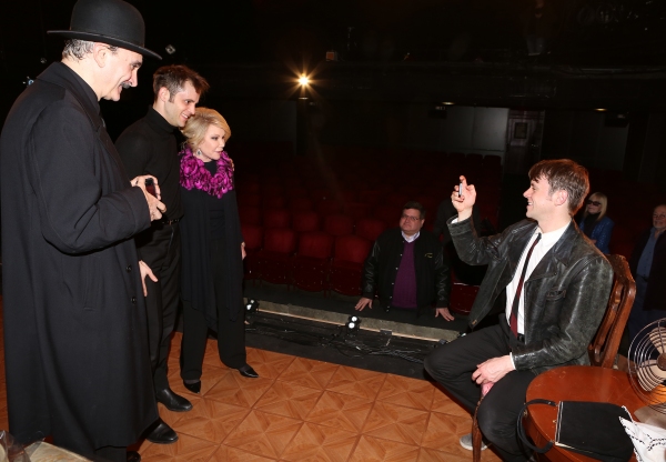 Exclusive Photo Coverage: Joan Rivers Visits  Cast of Red Bull Theater's LOOT 