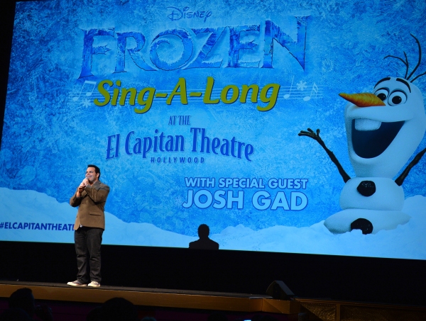 Photo Flash: Josh Gad Makes Appearance at FROZEN Sing-Along  Image