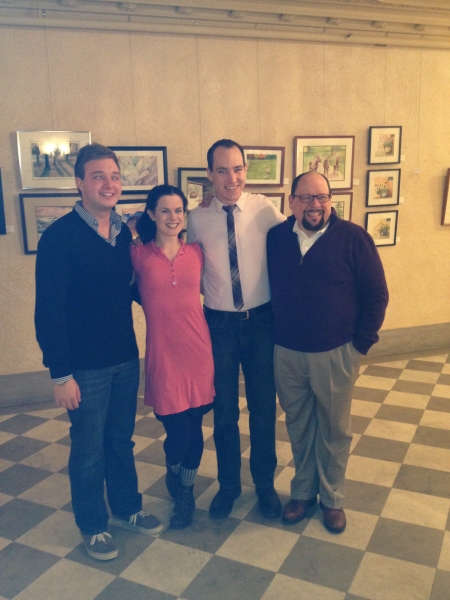 Photo Flash: First Folio Theatre's ROUGH CROSSING Celebrates Opening Night Image