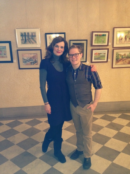 Photo Flash: First Folio Theatre's ROUGH CROSSING Celebrates Opening Night Image