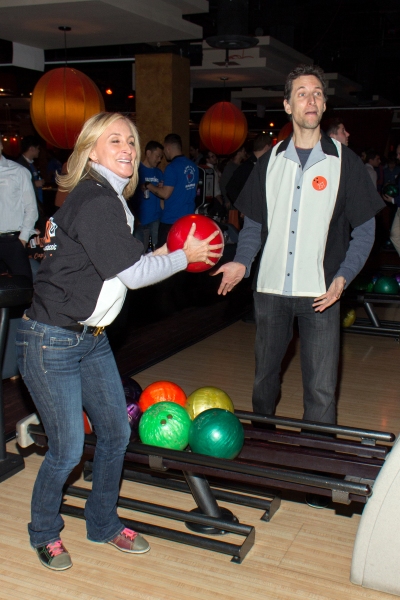 Photo Coverage: Let's Bowl! Zach Braff, Constantine Maroulis & More at Second Stage's Bowling Classic Image