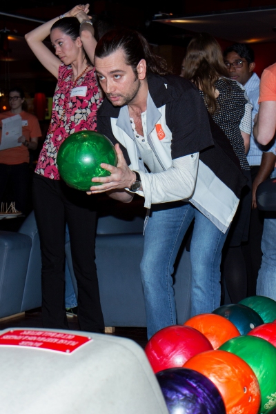 Photo Coverage: Let's Bowl! Zach Braff, Constantine Maroulis & More at Second Stage's Bowling Classic Image