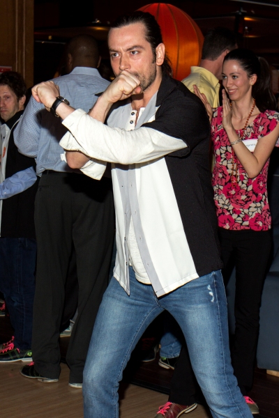 Photo Coverage: Let's Bowl! Zach Braff, Constantine Maroulis & More at Second Stage's Bowling Classic Image