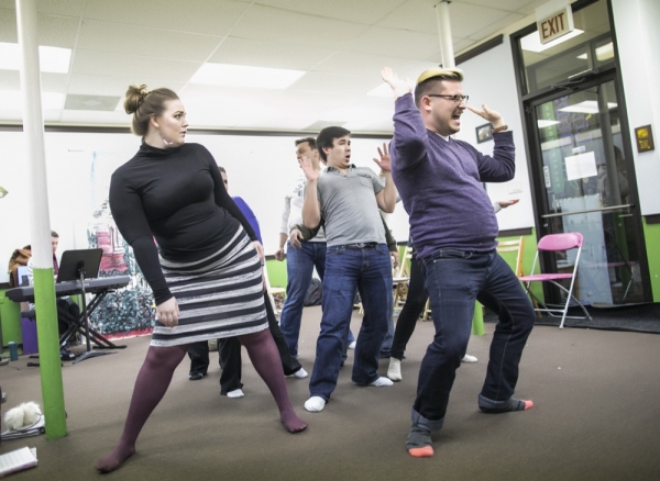 Photo Flash: In Rehearsal with Brown Paper Box's A NEW BRAIN Image