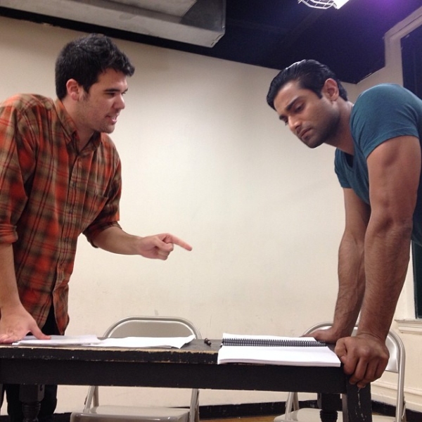 Photo Flash: In Rehearsal with the Cast of Beautiful Soup's LILIOM 