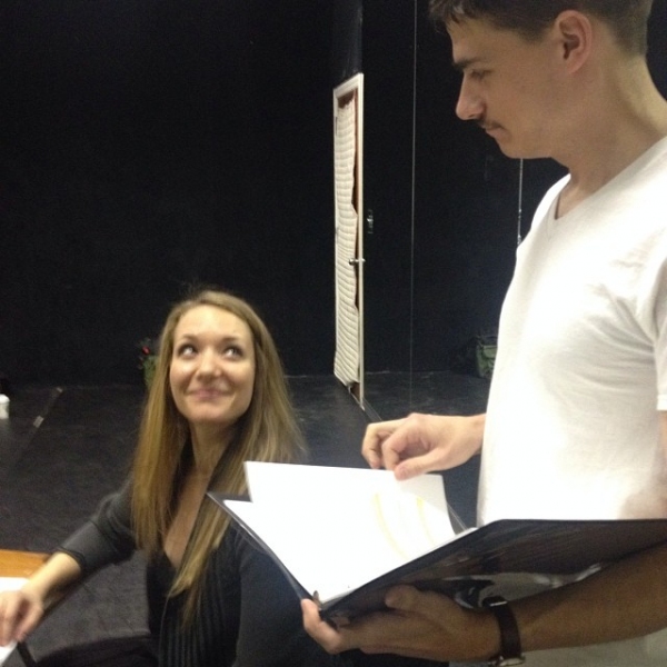 Photo Flash: In Rehearsal with the Cast of Beautiful Soup's LILIOM Image