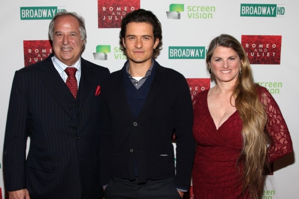 Stewart F. Lane, Orlando Bloom, Bonnie Comley Photo