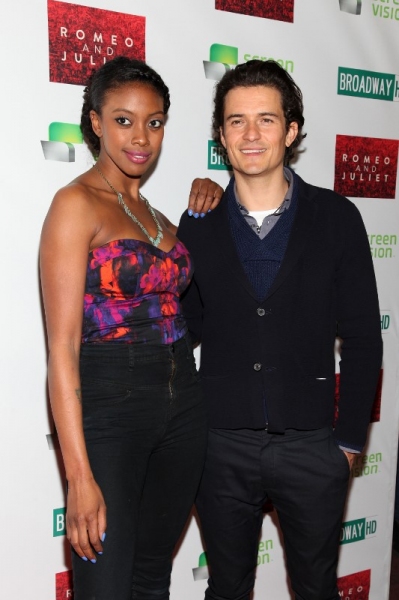Photo Flash: On the Red Carpet of ROMEO AND JULIET's Big Screen Premiere with Orlando Bloom & Condola Rashad Image