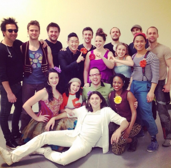 Photo Flash: Saturday Intermission Pics - Feb. 8 - Part 2 - GODSPELL National Tour Celebrates 100th Performance; Plus WICKED, FLASHDANCE & More! Image