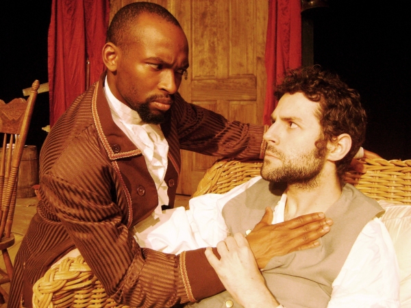 L to R: Richard R. Romeo and Andrew Bosworth in THE WHIPPING MAN. Photo
