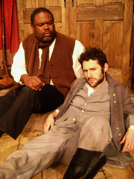 L to R: Robert Pellette and Andrew Bosworth in THE WHIPPING MAN. Photo