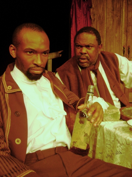 L to R: Richard R. Romeo and Robert Pellette in THE WHIPPING MAN. Photo