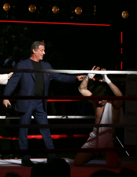 Photo Coverage: ROCKY Comes Out Punching with Surprise Appearance by Sylvester Stallone at First Preview!  Image