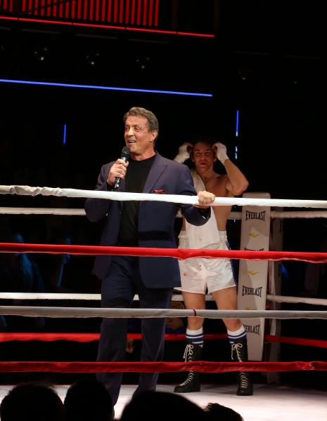 Photo Coverage: ROCKY Comes Out Punching with Surprise Appearance by Sylvester Stallone at First Preview!  Image