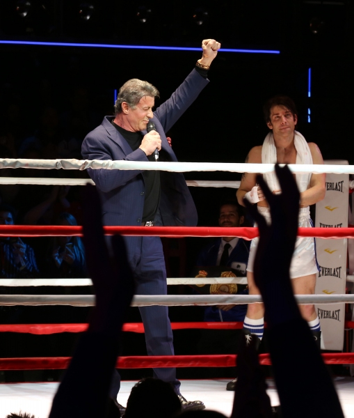 Photo Coverage: ROCKY Comes Out Punching with Surprise Appearance by Sylvester Stallone at First Preview!  Image