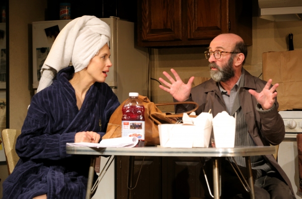 Photo Flash: First Look at Jessica Hecht, Dominic Fumusa and More in STAGE KISS at Playwrights Horizons Image