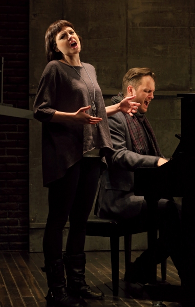 Photo Flash: First Look at Jessica Hecht, Dominic Fumusa and More in STAGE KISS at Playwrights Horizons Image