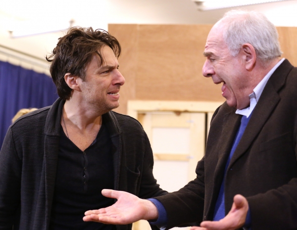 Photo Coverage: In Rehearsal with Zach Braff, Marin Mazzie & the Cast of BULLETS OVER BROADWAY! Image