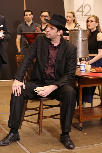 Photo Coverage: In Rehearsal with Zach Braff, Marin Mazzie & the Cast of BULLETS OVER BROADWAY! Image