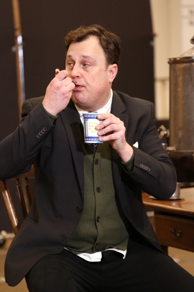 Photo Coverage: In Rehearsal with Zach Braff, Marin Mazzie & the Cast of BULLETS OVER BROADWAY! Image