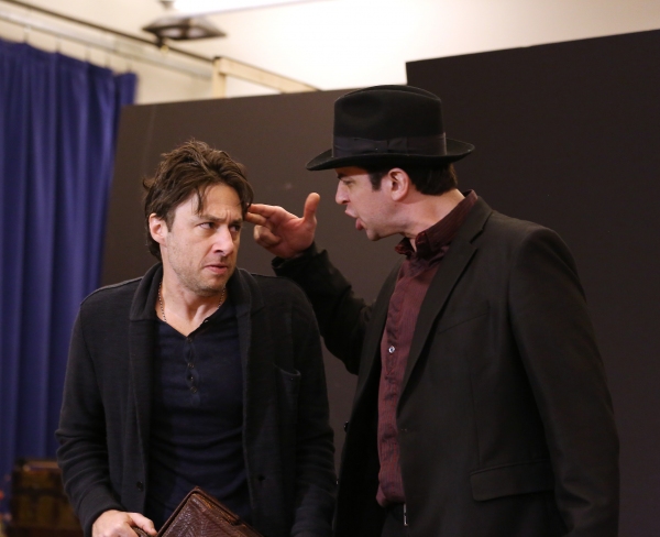 Photo Coverage: In Rehearsal with Zach Braff, Marin Mazzie & the Cast of BULLETS OVER BROADWAY! Image