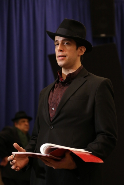 Photo Coverage: In Rehearsal with Zach Braff, Marin Mazzie & the Cast of BULLETS OVER BROADWAY! Image