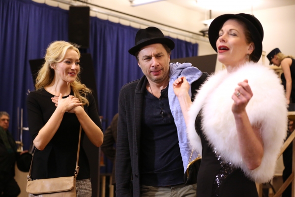 Photo Coverage: In Rehearsal with Zach Braff, Marin Mazzie & the Cast of BULLETS OVER BROADWAY! Image