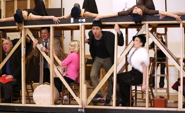 Photo Coverage: In Rehearsal with Zach Braff, Marin Mazzie & the Cast of BULLETS OVER BROADWAY! Image