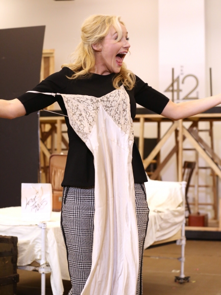 Photo Coverage: In Rehearsal with Zach Braff, Marin Mazzie & the Cast of BULLETS OVER BROADWAY! Image