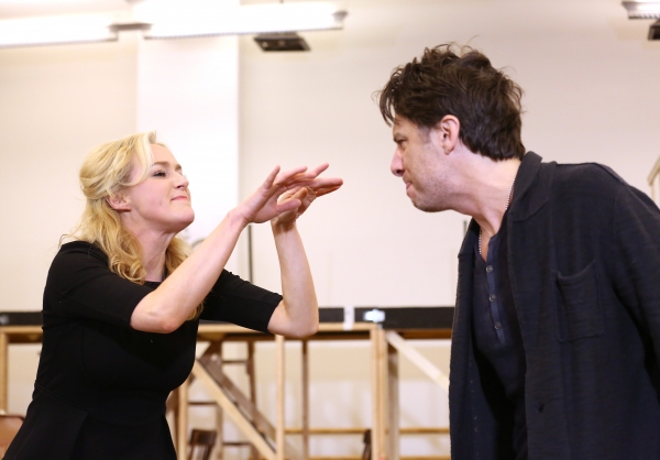Photo Coverage: In Rehearsal with Zach Braff, Marin Mazzie & the Cast of BULLETS OVER BROADWAY! Image