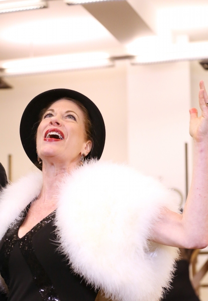 Photo Coverage: In Rehearsal with Zach Braff, Marin Mazzie & the Cast of BULLETS OVER BROADWAY! Image