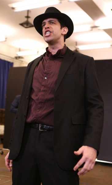 Photo Coverage: In Rehearsal with Zach Braff, Marin Mazzie & the Cast of BULLETS OVER BROADWAY! Image