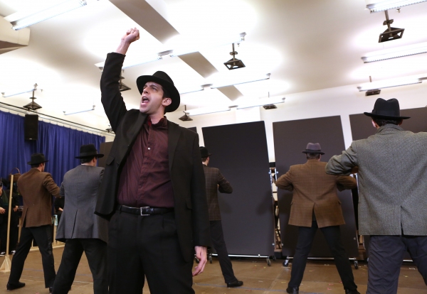 Photo Coverage: In Rehearsal with Zach Braff, Marin Mazzie & the Cast of BULLETS OVER BROADWAY! Image
