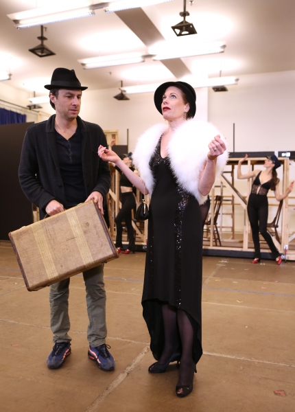 Photo Coverage: In Rehearsal with Zach Braff, Marin Mazzie & the Cast of BULLETS OVER BROADWAY! Image