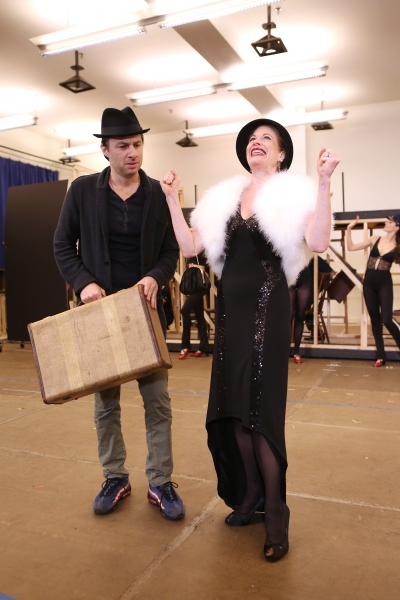 Photo Coverage: In Rehearsal with Zach Braff, Marin Mazzie & the Cast of BULLETS OVER BROADWAY! Image