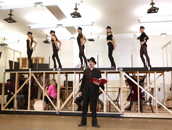 Photo Coverage: In Rehearsal with Zach Braff, Marin Mazzie & the Cast of BULLETS OVER BROADWAY! Image