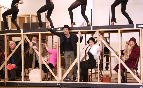 Photo Coverage: In Rehearsal with Zach Braff, Marin Mazzie & the Cast of BULLETS OVER BROADWAY! Image