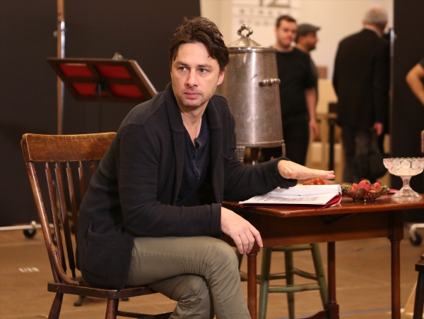 Photo Coverage: In Rehearsal with Zach Braff, Marin Mazzie & the Cast of BULLETS OVER BROADWAY! Image