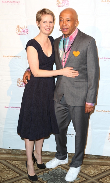 Cynthia Nixon and Russell Simmons Photo