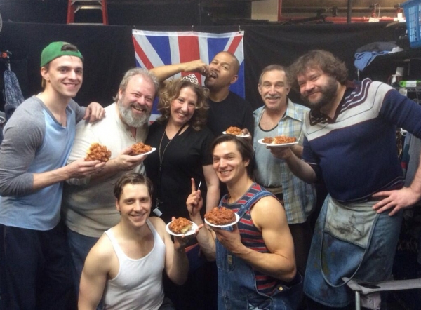 Photo Flash: Saturday Intermission Pics, Feb. 15 - KINKY BOOTS' Ellyn Marsh & Jennifer Perry 'Tear Up' FROZEN's 'Let It Go'; Plus, 'MORMON', 'BRIDGES' and More! Image