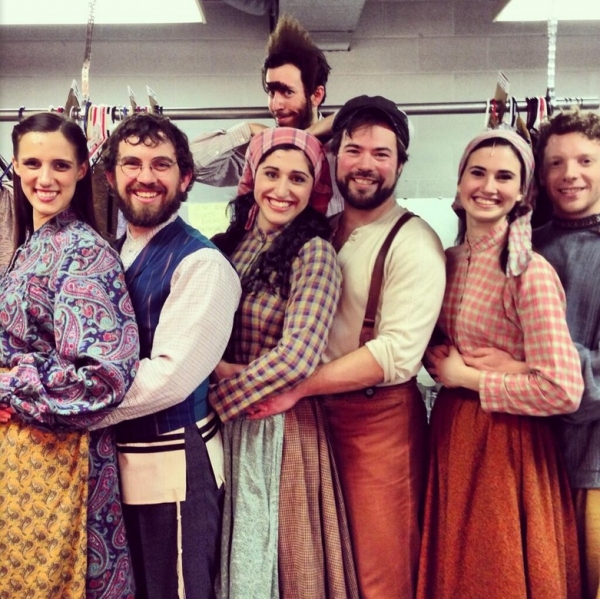 Photo Flash: Saturday Intermission Pics, Feb 15, Part 2 - ROCKY Gets Tough Backstage and More! Image
