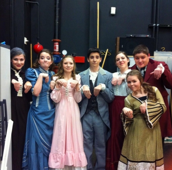 Photo Flash: Saturday Intermission Pics, Feb 15, Part 2 - ROCKY Gets Tough Backstage and More! Image