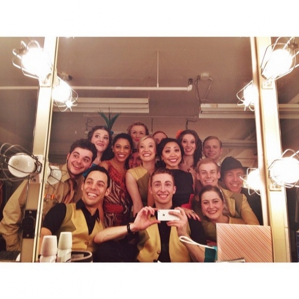 Photo Flash: Saturday Intermission Pics, Feb 15, Part 2 - ROCKY Gets Tough Backstage and More! Image