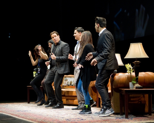 Photo Flash: Inside John Travolta's West End Stage Conversation! 